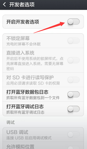手机开发者模式怎样关闭