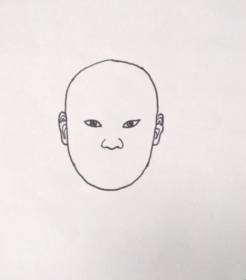 脸谱简笔画怎么画