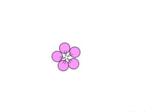 桃花简笔画怎么画