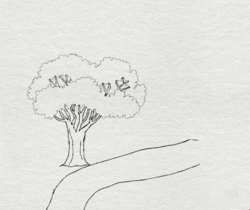 山行古诗配画简笔画怎么画