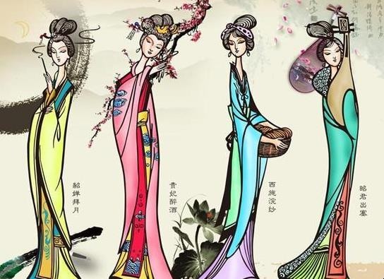 中国古代四大美女分别是谁
