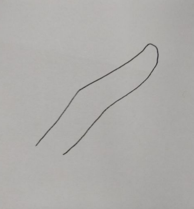 比心手势的简笔画怎样画