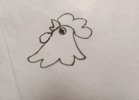 公鸡简笔画怎么画