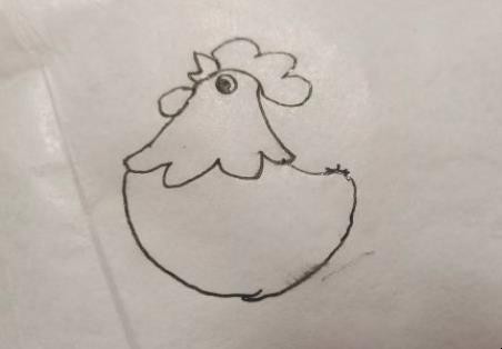 公鸡简笔画怎么画