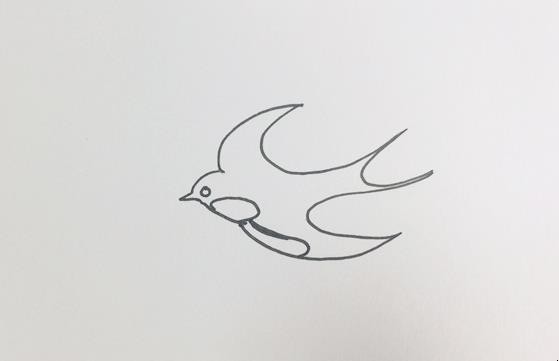 燕子怎么画