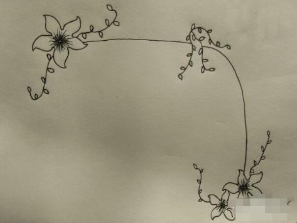 花边边框怎么画