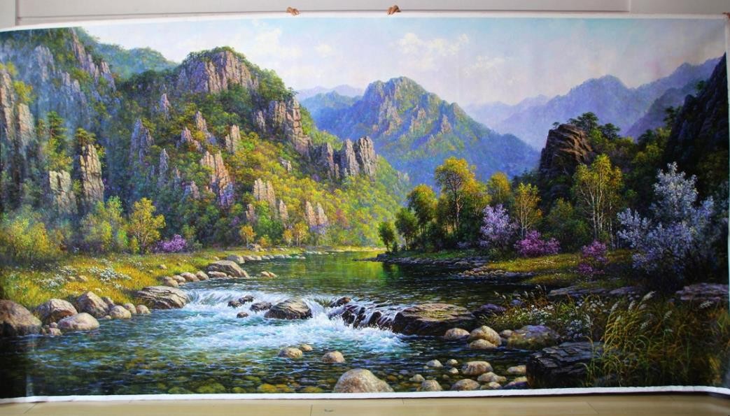 朝鲜油画的特点是什么