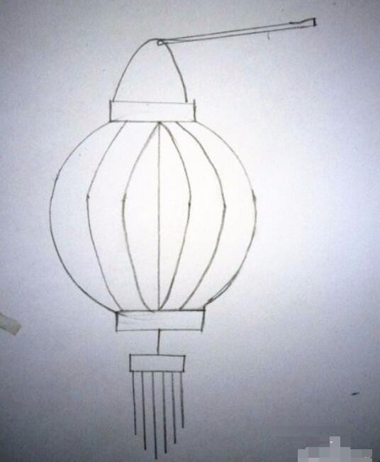 灯笼简笔画怎么画