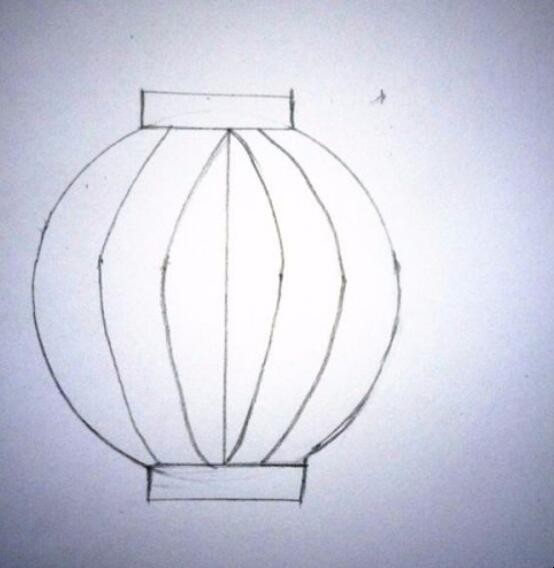 灯笼简笔画怎么画